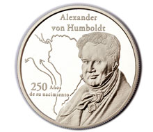 Gedenkmünze A.v. Humboldt