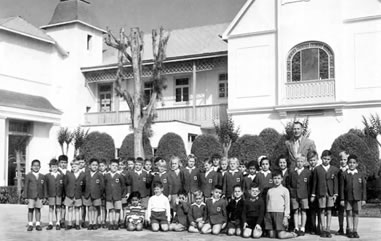 El Colegio Alemán en Miraflores, avenida Bolivar